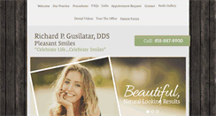 Desktop Screenshot of pleasant-smiles.com